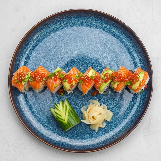 The King of Salmon Roll.