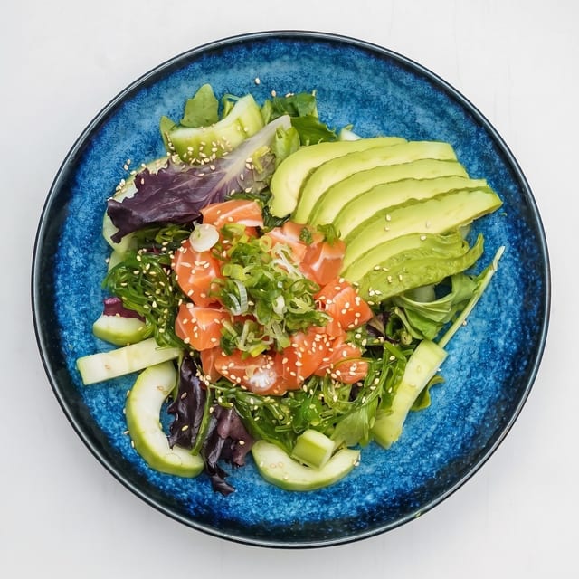 Salmon Poke Salad.