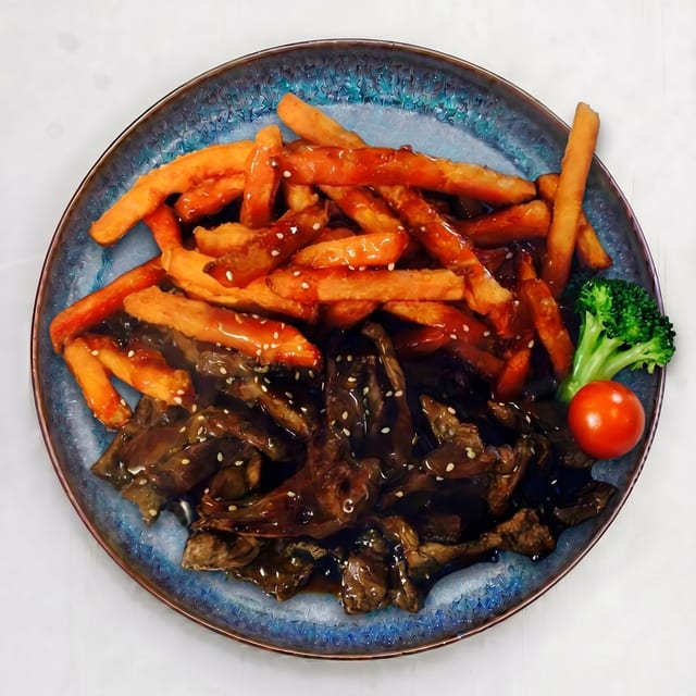 Beef Teriyaki Dinner.
