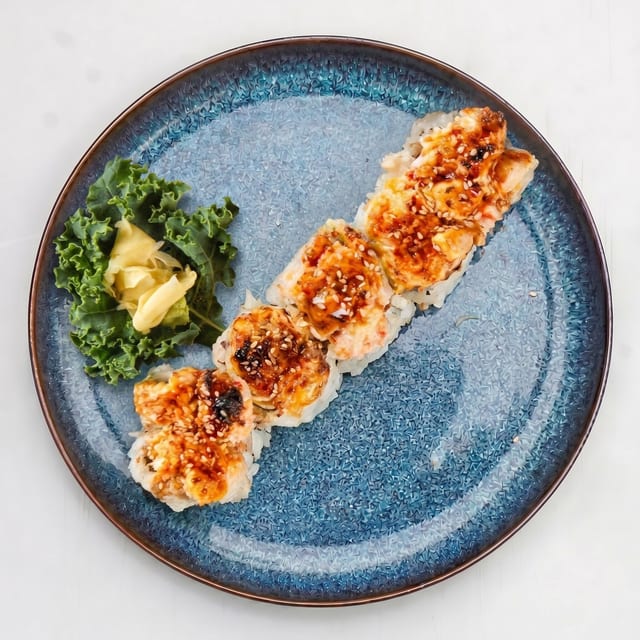 Baked Scallop Roll.