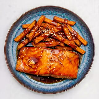 Salmon Teriyaki Dinner