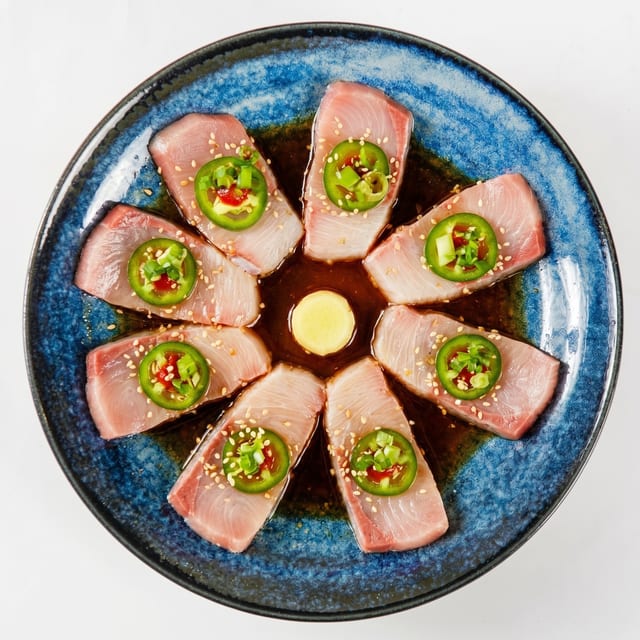 Yellowtail Carpaccio.