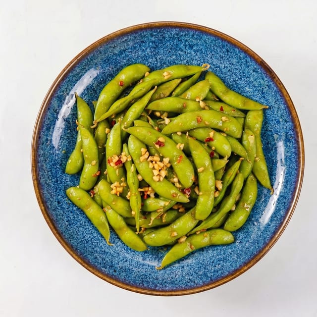 Garlic Edamame.