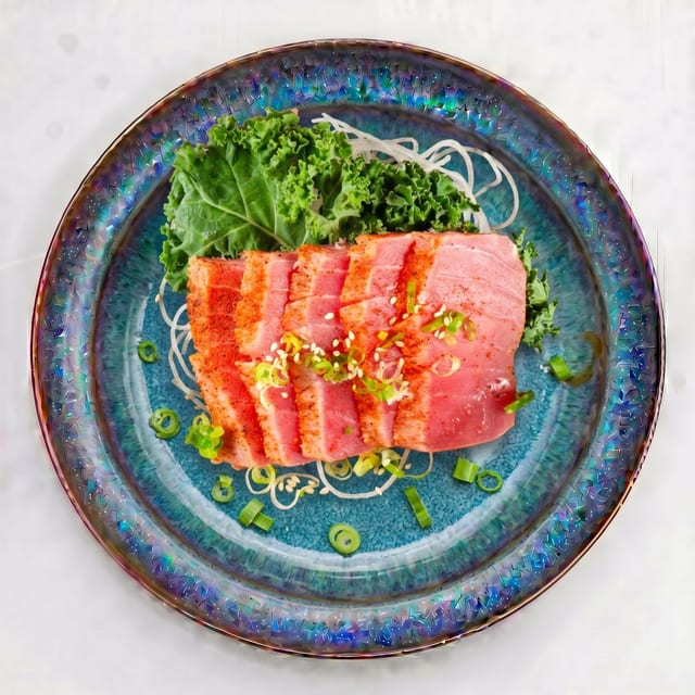 Seared Ahi Sashimi.