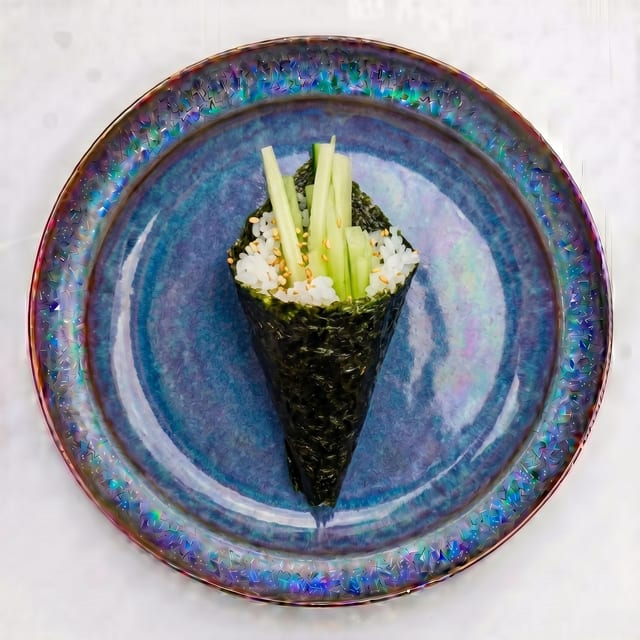 Avocado Cucumber Hand Roll.