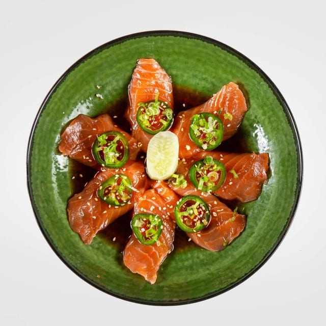Salmon Carpaccio.